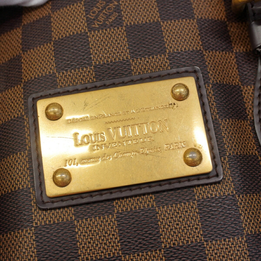 LOUIS VUITTON Authentic Brown Damier Tote Bag - Picture 12 of 13
